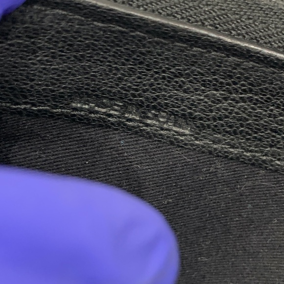 Givenchy Black L Zip Around Sku#85522 (Gently used, corners tearing) - Picture 9 of 15